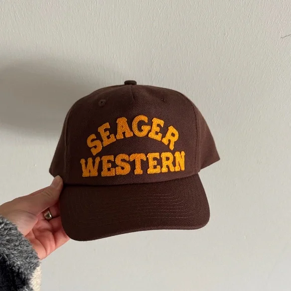 Seager Western Brown Cap - Picture 1 of 3